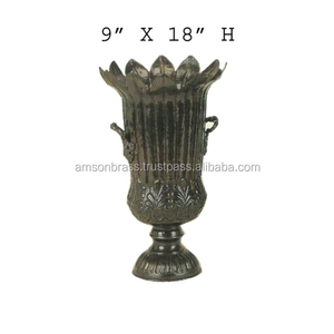 Macetas de metal de hierro para exteriores, macetas decorativas de jardín en relieve para jardín, macetas y diseño de lujo - Product Image 6