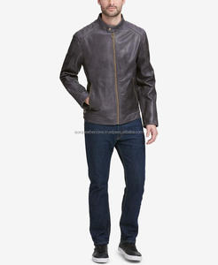 Nouvelle veste en cuir marron pour homme 2026 - Product Image 3