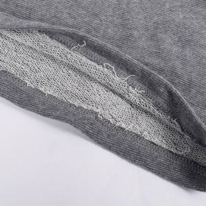 custom oem Heather Grey french Terry fleece <b>sweat</b> <b>shorts</b> - Product Image 5