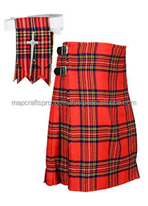 Uniformes décontractés pour hommes de haute qualité de style occidental brodés à la mode écossais Stewart Kilts Basson Design - Product Image 6