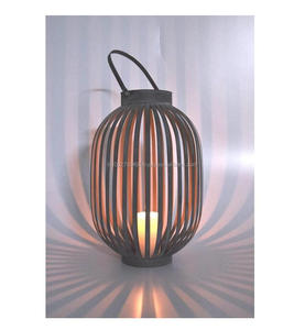 Portavelas de Metal Hecho a Mano, Hermoso, para Interiores/Exteriores, Decoración para el Hogar, Hotel, Oficina, Bodas, Fiestas, Pascua, IHA MFG - Product Image 1