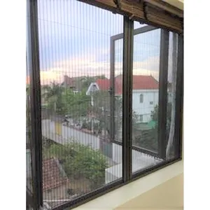 Australia standard grill design double glass aluminum casement window with mosquito net