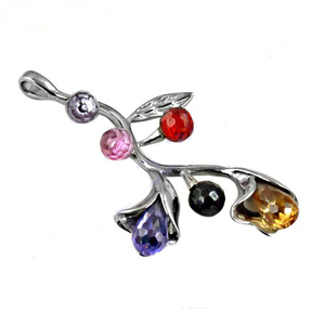 Pendentif personnalisé homme design simple en argent sterling 925 pendentif de haute qualité élégant collier CZ bijoux pour femmes - Product Image 1