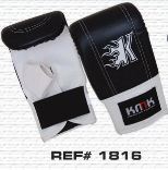 GUANTES DE BOXEO LIGEROS CON LOGOTIPO DE DISEÑO PERSONALIZADO DE ALTA CALIDAD PROFESIONAL 12OZ/14OZ CUERO DE VACUNO para CIERRE MARCA KHASON - Product Image 2