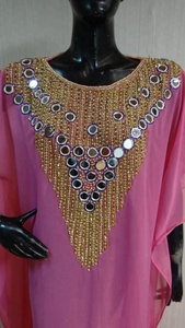 Abaya — belle Robe musulmane pour femmes, tenue unie avec des poches en perles, vêtements islamiques, tendance, - Product Image 6