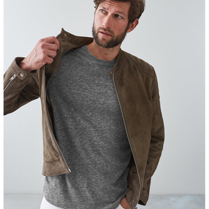 Chaqueta de hombre personalizada de secado rápido a prueba de viento sin capucha de invierno cálido de lona acolchada | Chaqueta acolchada de hombre personalizada - Product Image 2