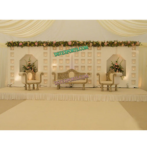 Set de telón de fondo de fibra para escenario de boda, telón de fondo de fibra con diseño de velas, telón de fondo de pared de velas, decoración para eventos en Massachusetts - Product Image 1