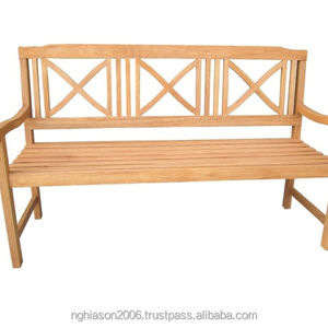 Muebles de comedor de diseño moderno Banco largo 3 asientos Silla de comedor de madera Banco otomano con marco de madera - Product Image 1