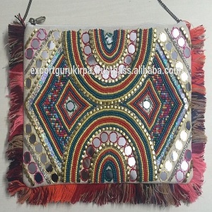 Bolso de mano con cuentas para mujer - Product Image 1