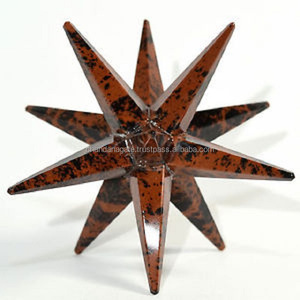 Merkaba acajou obsidienne cristal merkaba 12 points étoile reiki guérison cristal quartz merkaba étoile en gros - Product Image 4