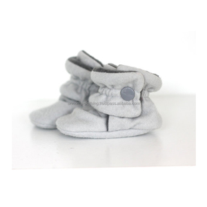 CPSC-Botines de algodón orgánico para bebé y niña, botines de algodón orgánico, respetuosos con el medio ambiente y servicio OEM - Product Image 1