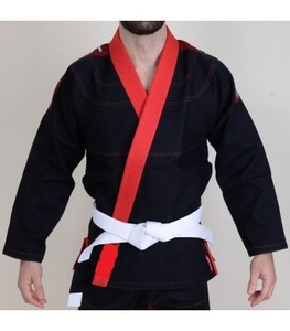 wholesale factory custom training bjj judo jiu jitsu gi kimonos Pakistan Sialkot High Quality Custom Made Jiu Jitsu White Gi Bjj - Product Image 5