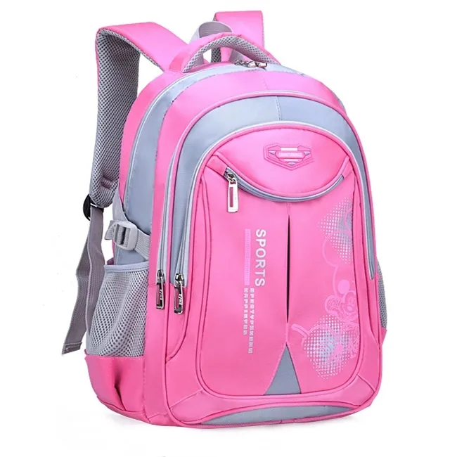 2020 Factory price high density waterproof nylon school bags backpack for teenagers