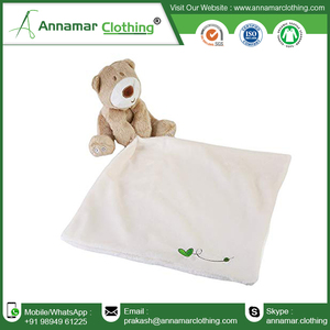 Custom Design Soft Cotton Baby Comforter Toy - Product Image 4
