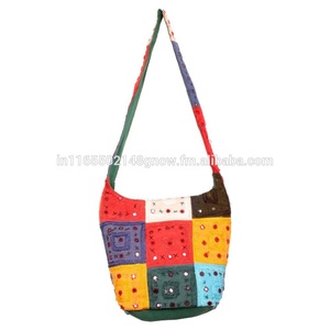 น้อยกว่ากระจก Tukdi ทำงาน Jhola กระเป๋าถือ BG-3 - Product Image 3