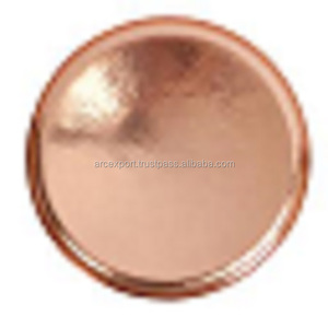 Bandeja árabe de cobre martillado para comida - Product Image 1