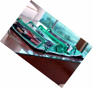 Estuche de lápices enrollable de colores, bolsa de rollo estacionario para estudiantes, pincel cosmético de maquillaje - Product Image 1