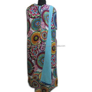 Algodón Impreso Floral Beach Pareo Toalla Impermeable Fitness Traje de baño para ropa deportiva - Product Image 2