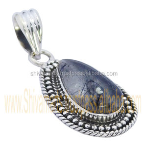 ราคาถูก925เงินสเตอร์ลิงชุบทองโรเดียมชุบสีดำประดับอัญมณีอัญมณีอัญมณีเครื่องประดับสำหรับทุกเพศ - Product Image 2