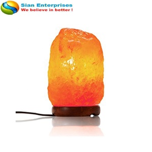 Lampe au sel naturel au sel rose pur 100%-Fabriqué naturel de qualité supérieure disponible avec base en bois et boîte de couleur - Product Image 3