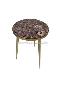 Modern Marble Top <b>Nesting</b> Coffee <b>Tables</b> With Metal Frame For Living Room Furniture - Product Image 5