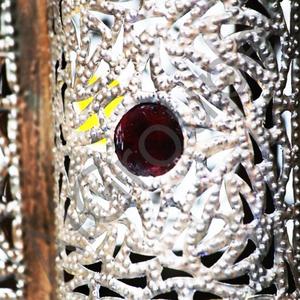 Antique <b>Moroccan</b> Handmade Laraki Glass Ceiling <b>Lantern</b> Colorful Iron Hanging Home Decor With Lighting for Hotel Home Decoration - Product Image 2