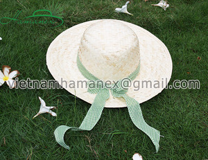 Sombrero de paja de hoja de palma natural y algas marinas Diseño simple y elegante para protección solar al aire libre - Product Image 3