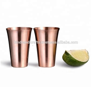 แก้วหรือแก้ว Julep เมนต์ทองแดงสําหรับงานปาร์ตี้หรือร้านอาหาร 100% ทองแดงบริสุทธิ์ถ้วยทองแดงนูนสําหรับ Mint Julep - Product Image 6