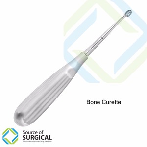 เครื่องมือผ่าตัดกระดูกแบบต่างๆ ของ Source Surgical Bone Curettes รุ่น Volkmann ขนาด 16 ซม. SOS-000123 ได้รับการรับรองมาตรฐาน CE ระดับ Class I สำหรับคลินิกและโรงพยาบาล - Product Image 4