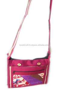 กระเป๋าสะพายไหล่สตรีผ้าปอและผ้าฝ้ายเป็นมิตรกับสิ่งแวดล้อม - Product Image 2