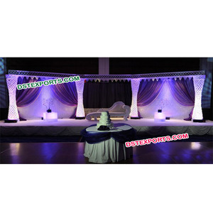 Paneles de fondo para escenario de boda, decoración de escenario de cristal, estilo Imperial, de último diseño - Product Image 1
