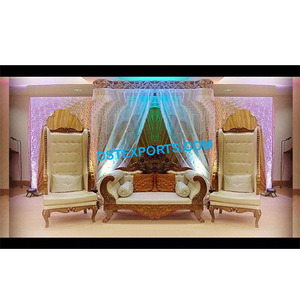 Ensemble de meubles de scène de mariage Big Boss, dernier modèle de meubles de mariage à dossier haut, design élégant, ensemble de canapés de mariage, décoration d'événements aux États-Unis - Product Image 1