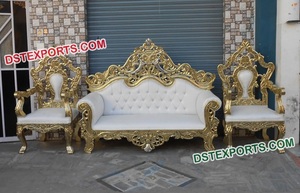 Conjunto de sofás de estilo occidental para boda, mobiliario de escenario indio, para bodas asiáticas, fabricante - Product Image 6