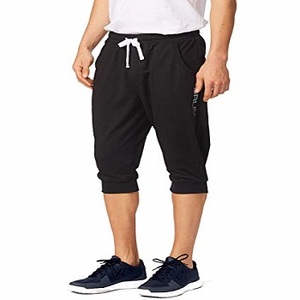 Jogging sur mesure OEM trois quarts de longueur pour garçons, design 2 en 1, polyester/coton - Product Image 1