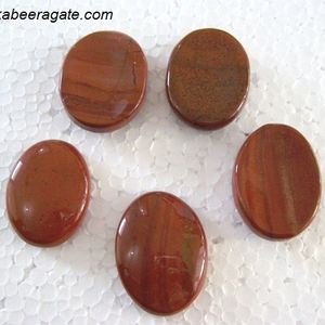 Jaspe rojo Worry Stone piedras preciosas Worry Stones - Product Image 1