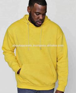 Pull à la mode pour hommes, sweats à capuche jaunes personnalisés pour l'hiver Xxxxl en vrac vente en gros - Product Image 3