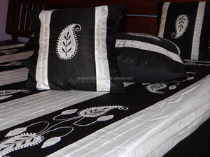 Colcha india de seda de diseño - Product Image 3