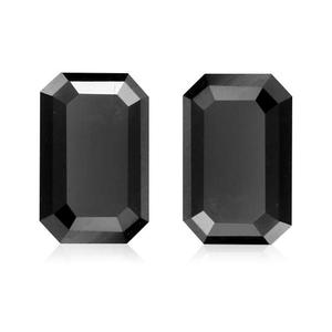 2.00 Carat AAA+ Quality of Genuine Emerald Cut Black Natural Diamonds - Product Image 4