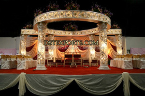 Mandap de Boda Tallado en Fibra, Diseño Exclusivo, Mandap de Fibra Tallado Delizio para Bodas en Arizona - Product Image 6
