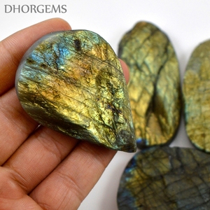 Labradorite naturelle de haute qualité, mélange de pierres précieuses druse, labradorite, pierre brute, cristal, vente en gros - Product Image 6