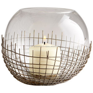 เชิงเทียนโลหะทรงวงรีทำจากเหล็กหล่อบน & ล่าง - Product Image 6