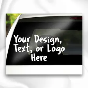 Vinyl Lettering With No Background Decal Sticker Outdoor UV Resistant Personalized Logo Cutout Letter Decal PVC Transfer Sticker