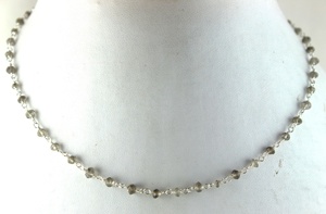 Chapelet Perles Chaîne Naturel Fumé Topaze Fil Enroulé À Facettes Rondelle Pierres Précieuses Perles Résultats De Bijoux AAA Grade 3MM - Product Image 3