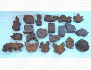 Wooden <b>Puzzle</b> <b>Box</b> Sitting Cat Game (AC 4056) - Product Image 4