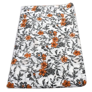 ชุดเดรสผ้าฝ้ายพิมพ์ลายดอกไม้พิมพ์ลายดอกไม้, ชุดเดรสสำหรับใส่วิ่งงานเย็บจากอินเดียน้ำหนักเบาตกแต่งบ้าน - Product Image 5