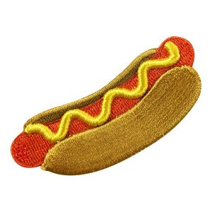 Parche Bordado 3D Popular con Diseño de Perrito Caliente - Product Image 1