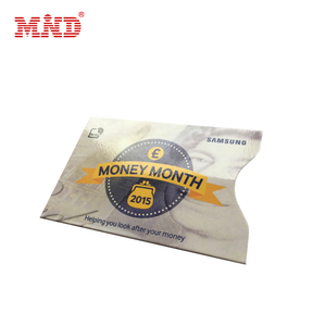 Nhôm Lá Hộ Chiếu và Thẻ Tín Dụng Bảo Vệ RFID Chặn Thẻ Tay Áo - Product Image 6