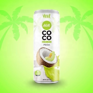 Eau de noix de coco Nata De Coco 330ml boisson de jus Vietnam 24 canettes carton peut 100 pour cent naturel OEM ODM marque privée - Product Image 5