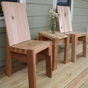 Silla de comedor de madera reciclada ecológica moderna hecha a mano para el hogar, oficina, sala de estar, dormitorio, ocio al aire libre, ocio elegante - Product Image 2