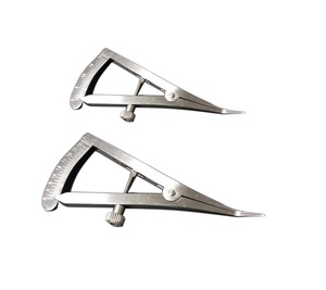 Catastroviejo Lite-Touch เครื่องวัดความหนาของกระดูกตรง #0-40mm อุปกรณ์สำหรับทันตแพทย์เหล็กกล้าไร้สนิม alibaba ซัพพลายเออร์ CE - Product Image 2